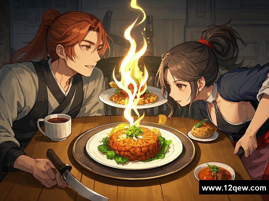 美食战场上的暧昧较量