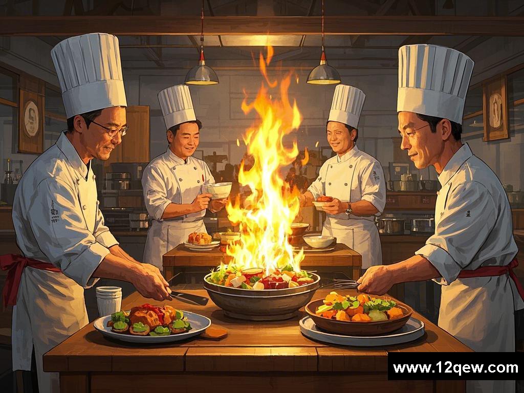 料理竞赛中的精彩交锋
