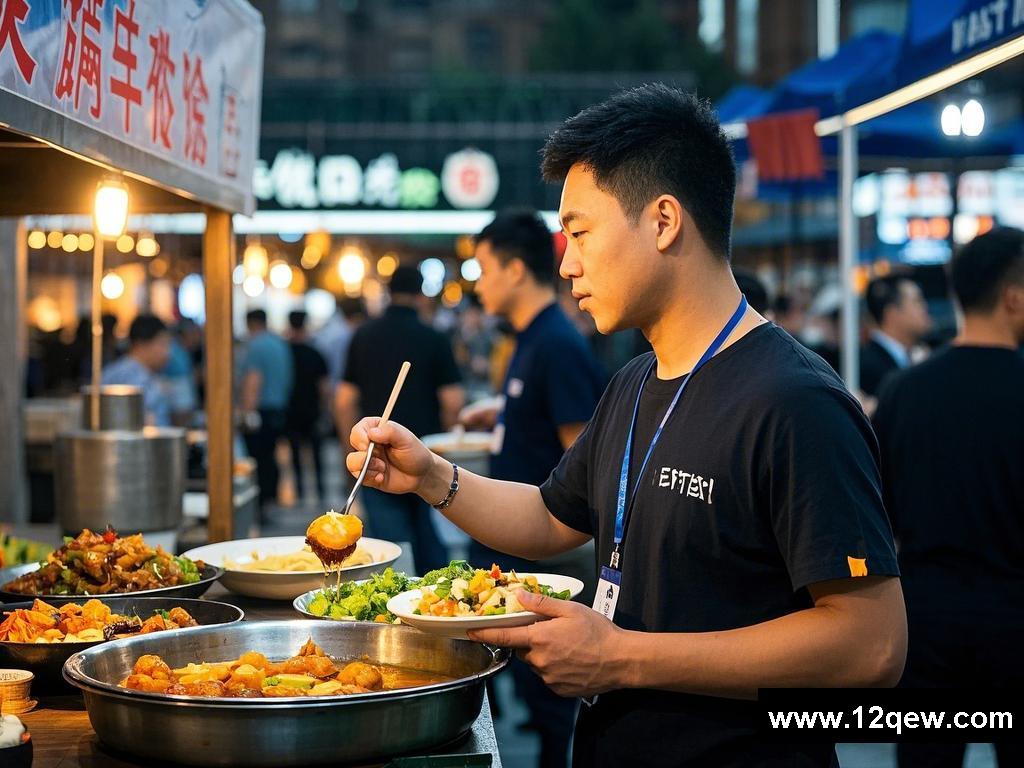 美食节上的别样邂逅