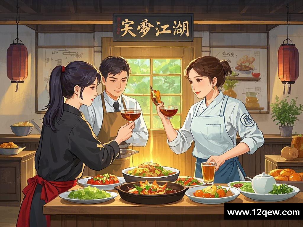 美食江湖里的别样对决与情愫