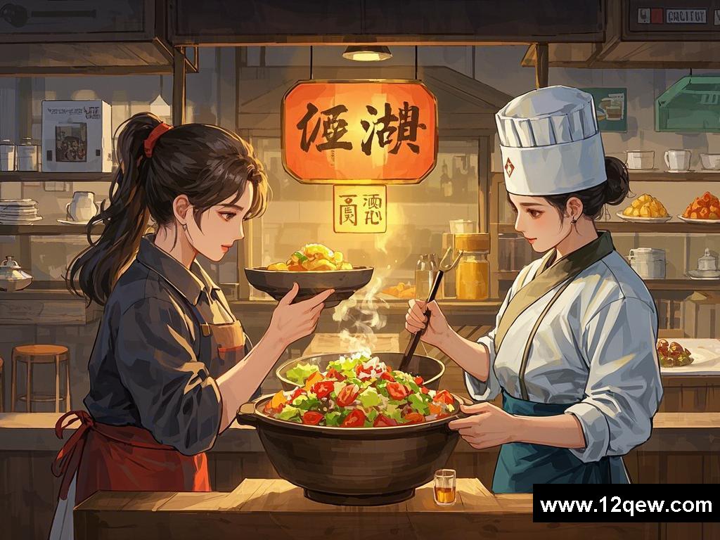 美食江湖里的别样对决与情愫