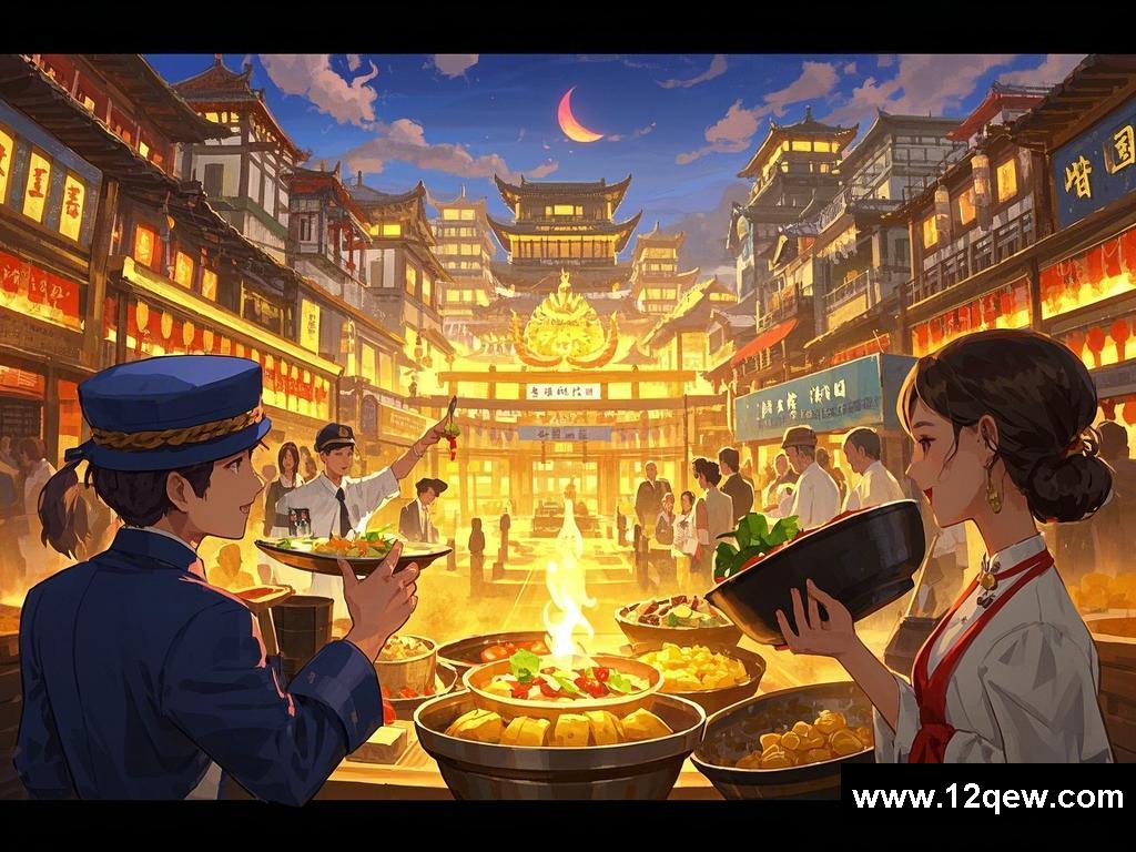 美食战场的爱与味蕾传奇