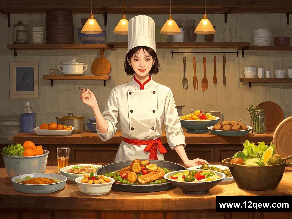 美食与事业交织的浪漫故事