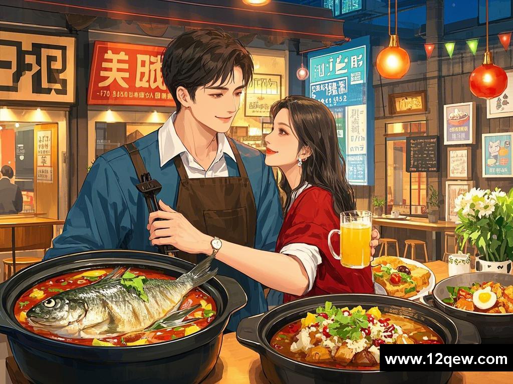 美食交织的浪漫恋曲