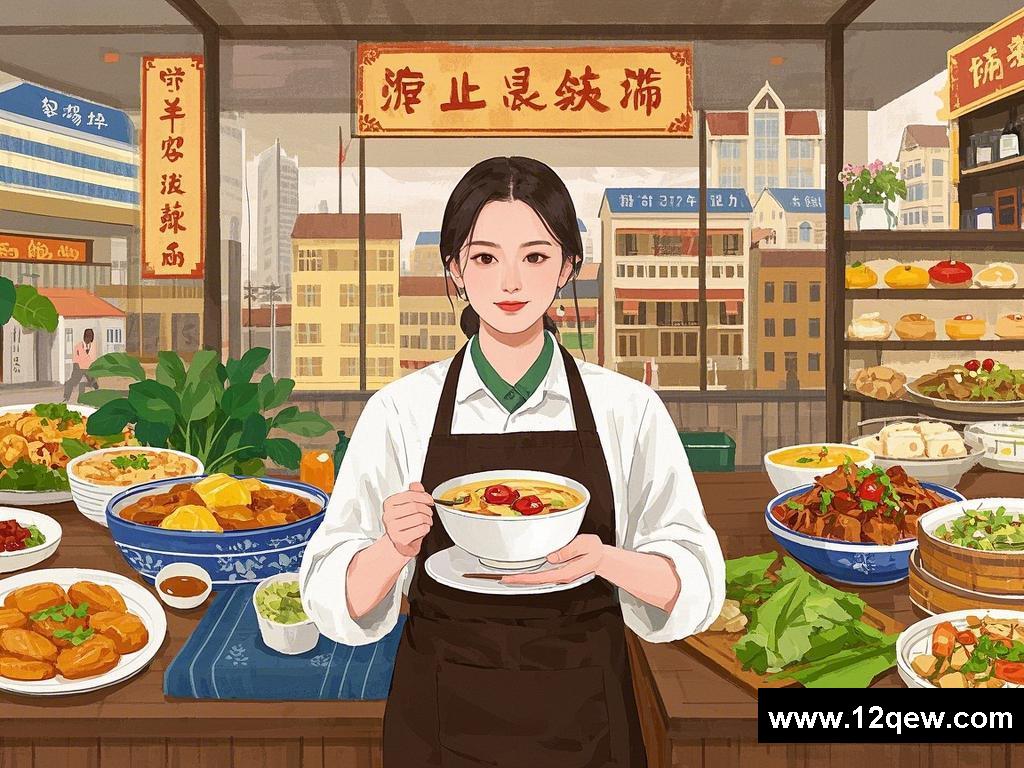 美食与事业交织的暧昧恋曲