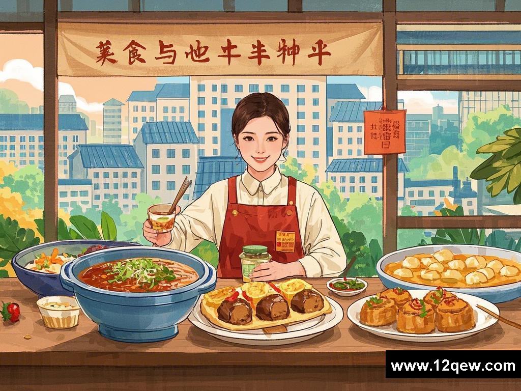 美食与事业交织的暧昧恋曲