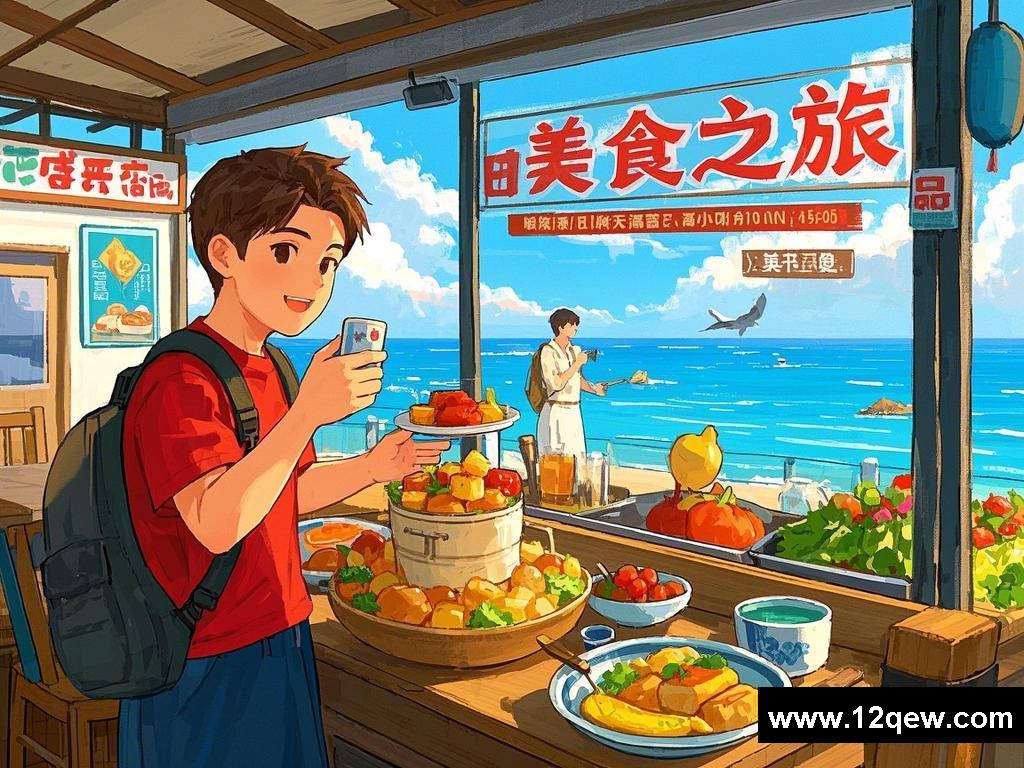 美食之旅中的甜蜜邂逅