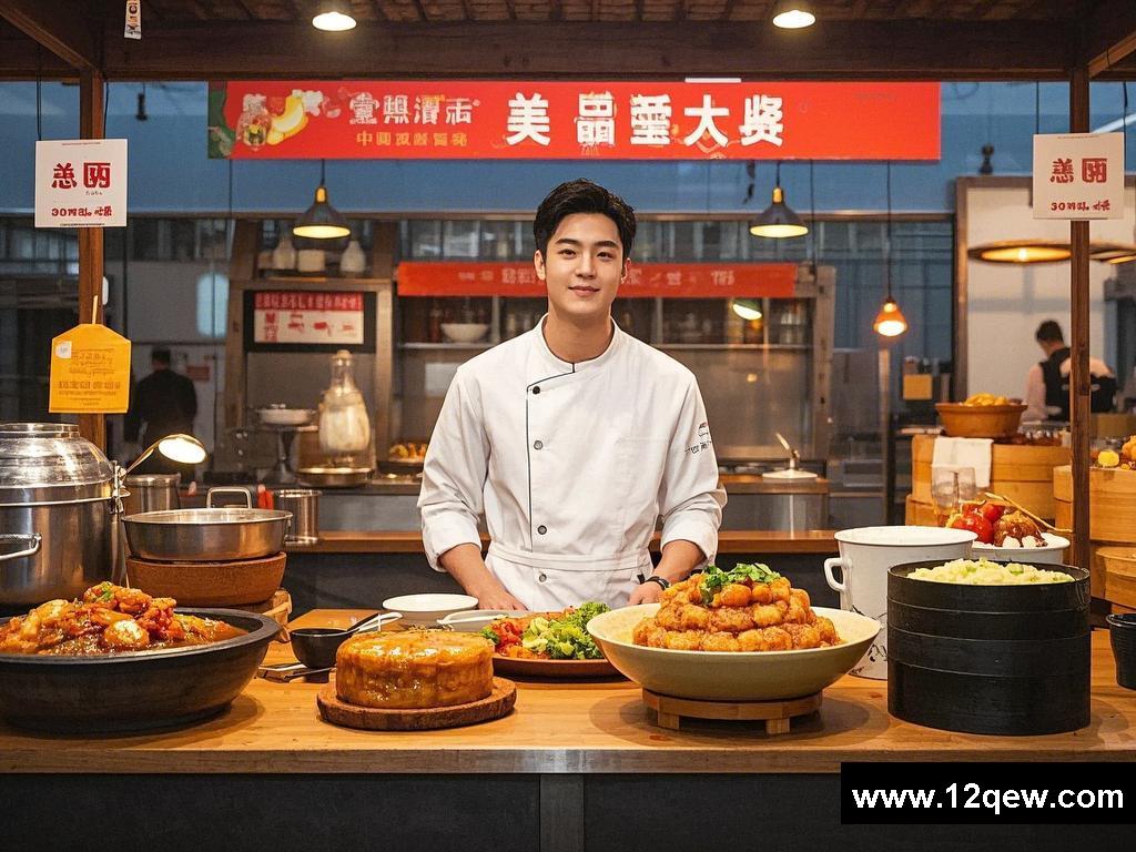 美食擂台上的甜蜜暧昧