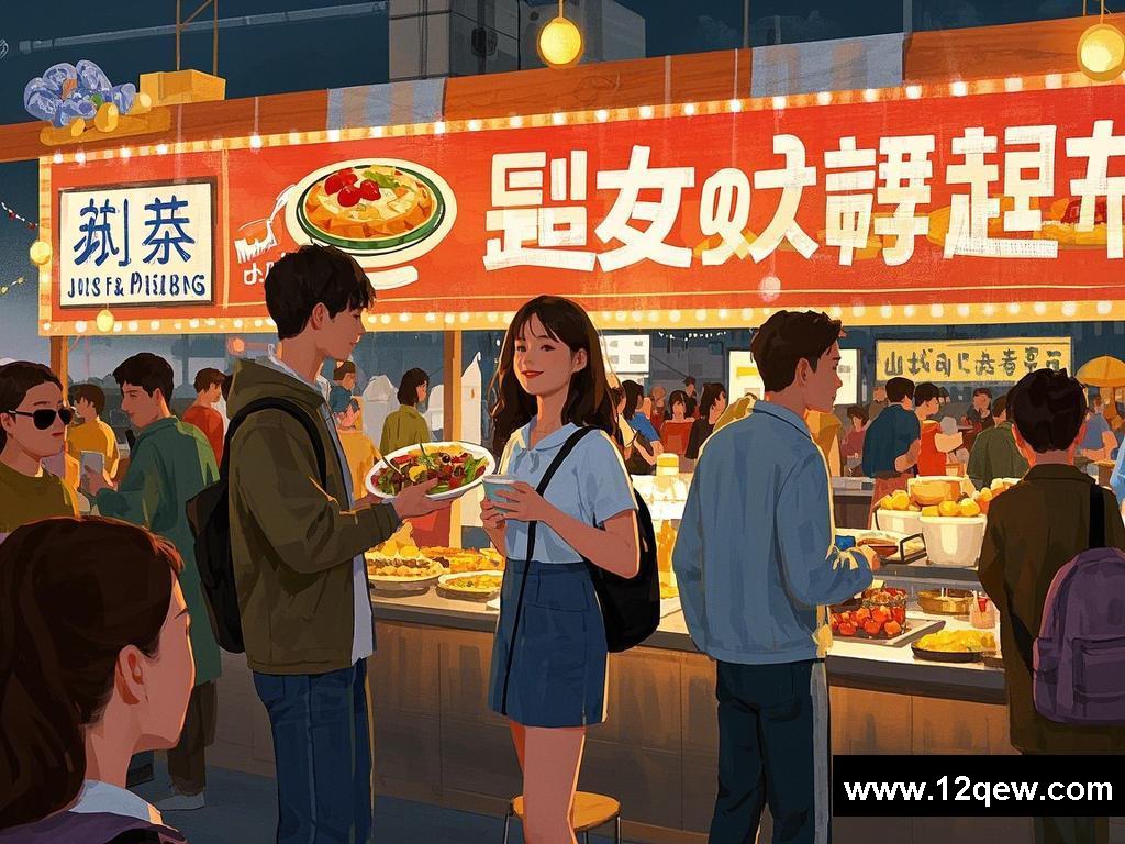 美食节上的心动滋味