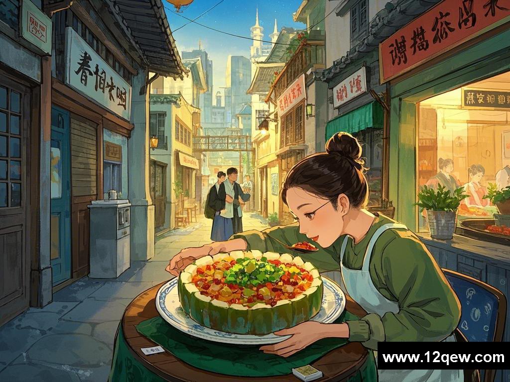 惊！美食与奇幻交织，竟牵出一场如张大千画作般的爱恋