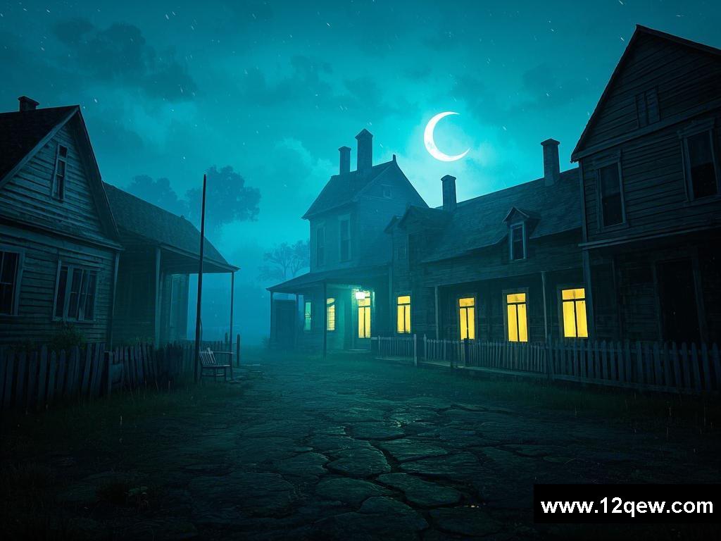 Mysterious Night in the Ghost Town
