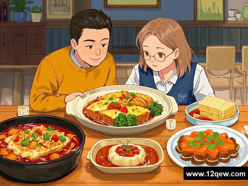 美食场上情渐生