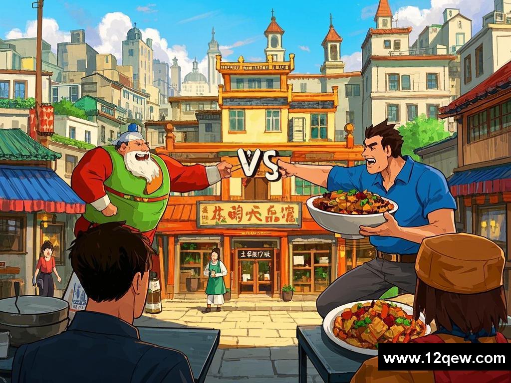 美食对抗中的别样故事