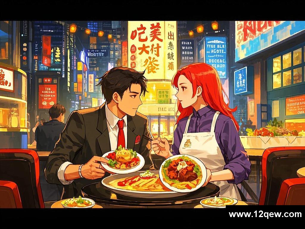 美食之旅中的暧昧较量