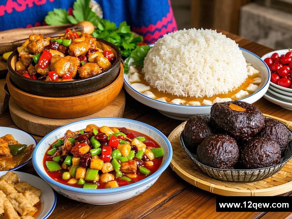 民族饮食、宫保鸡丁与雪衣豆沙、水煮鱼、猪血丸子的故事