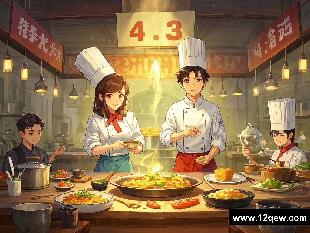 美食竞赛里的烹饪对决与别样情愫